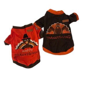 Thanksgiving Dog Shirt---2 Pack